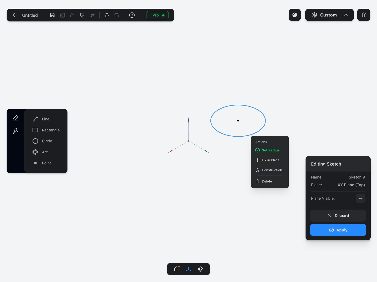 Second new version of a "Context Menu"