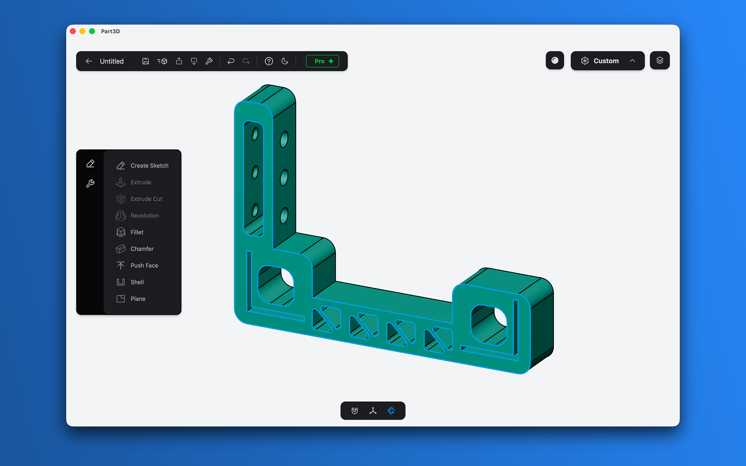Part3D — print-ready bracket