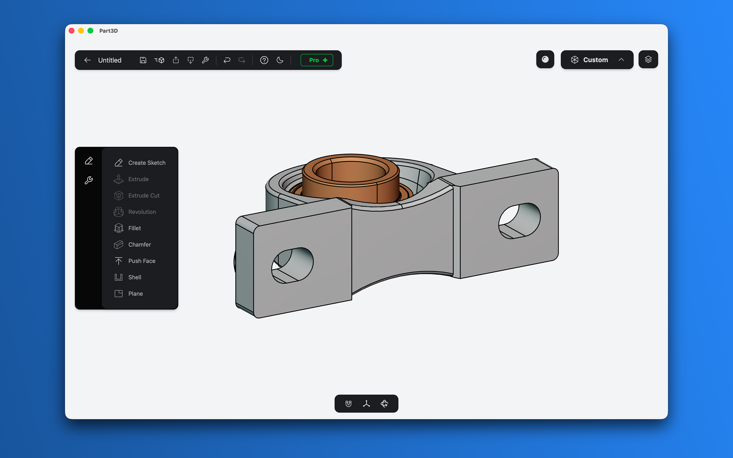 Part3D — bearing block